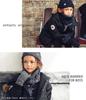 Neck Warmer for Cable Free Size [Arisana] Kids, Boys, Scarf, Knit, 02.Khaki,