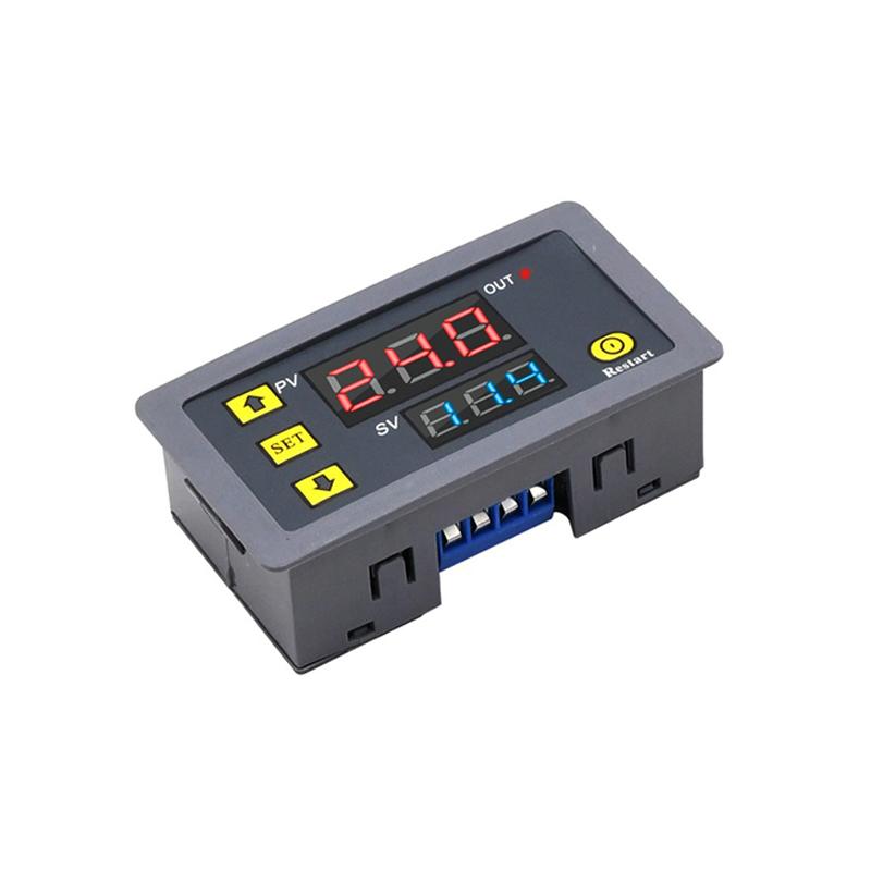 Stlxy LED Display Loop Timer DC 12V Digital Delay Relay Control Switch Adjustable Timing Relay Delay Switch AC 110V 220V