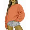 Women's Casual Fashion Round Neck Long Sleeve Sweatshirt