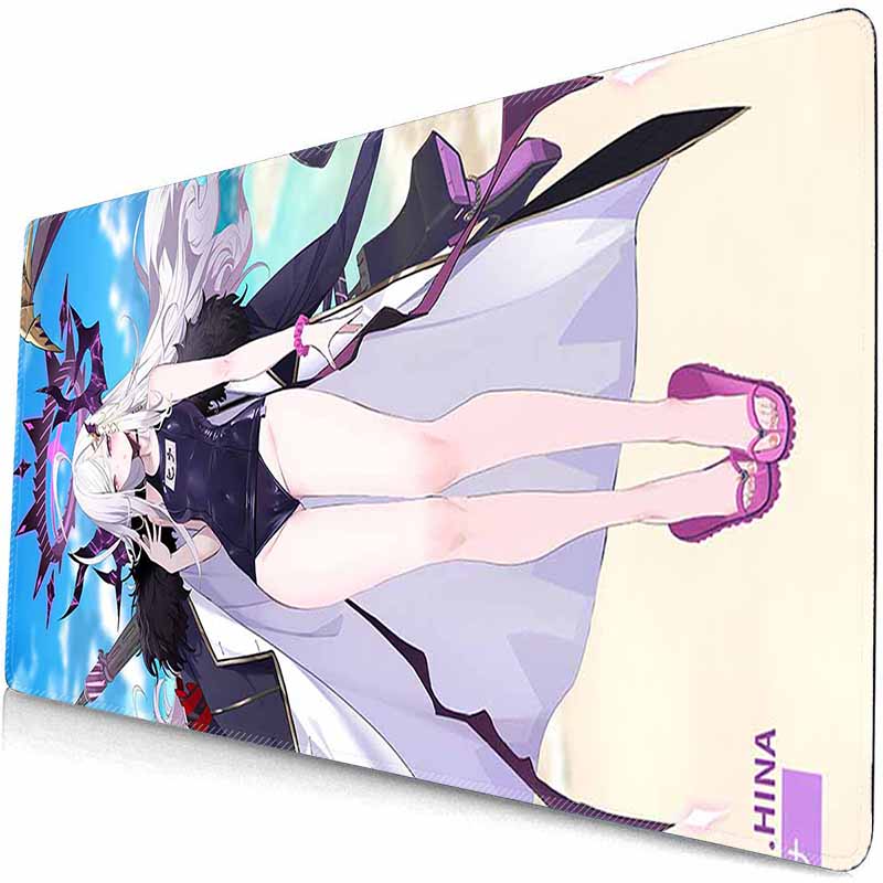 Non-Slip PC B_Blue A_Archive Cool Girl Mouse Pad Colors Mat Hina ACG Gaming Anime Esports Mouse Pad Keyboard Desktop Mat
