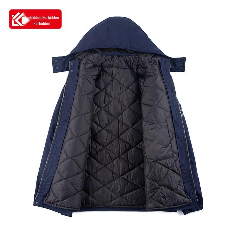 Vankefan Men's Winter Thickened Padded Work Jacket