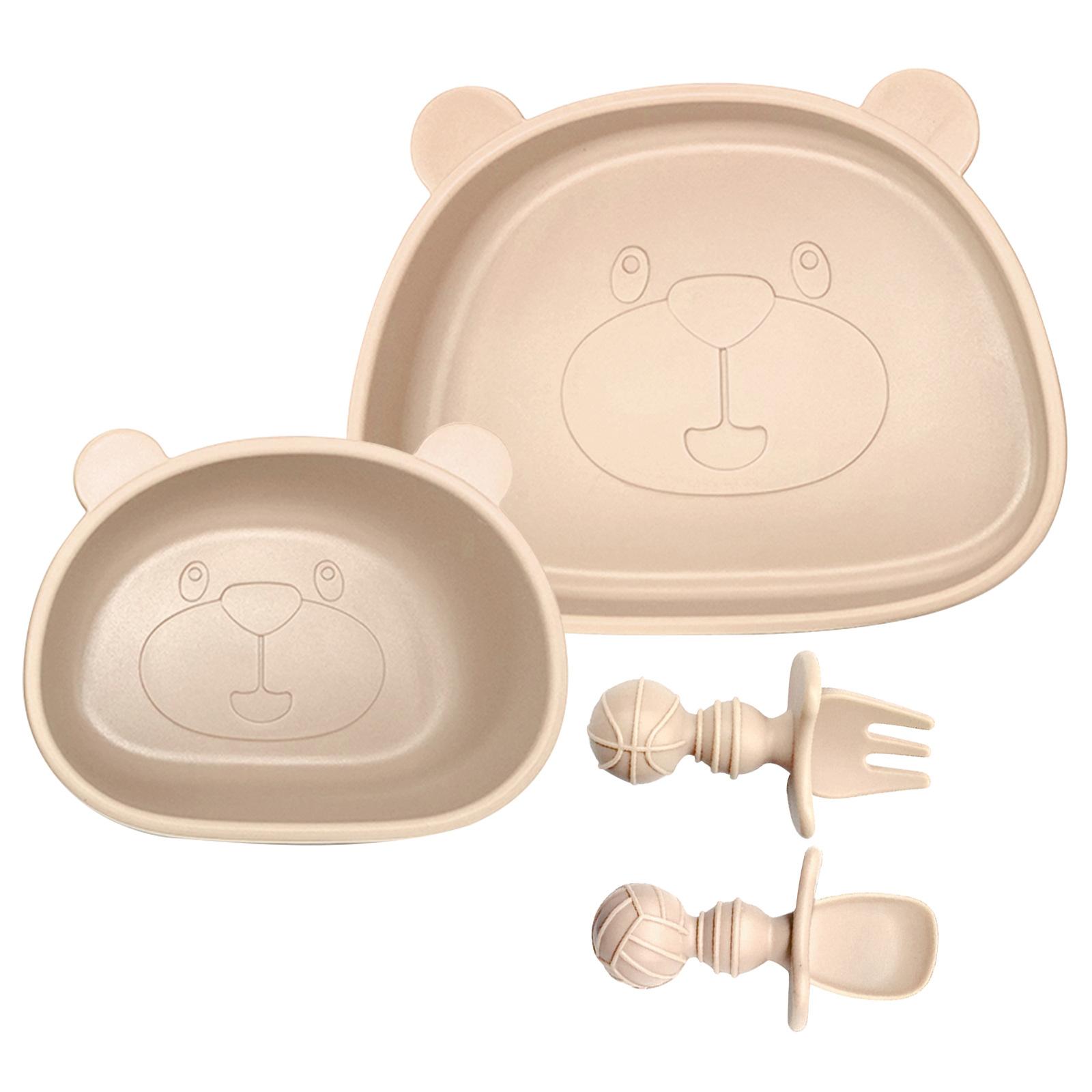 

Оптовый силиконовый набор столовых приборов из четырех предметов S слоновая кость