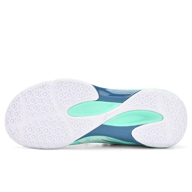 Li Ning Casual Versatile Non-Slip Wear-Resistant Low-Top Badminton Shoes Unisex Shoes Ice-Green AYZT003-3