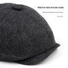 Men's British Retro Wool Octagonal Cap - Autumn/Winter Warm European Duckbill/Beret Style