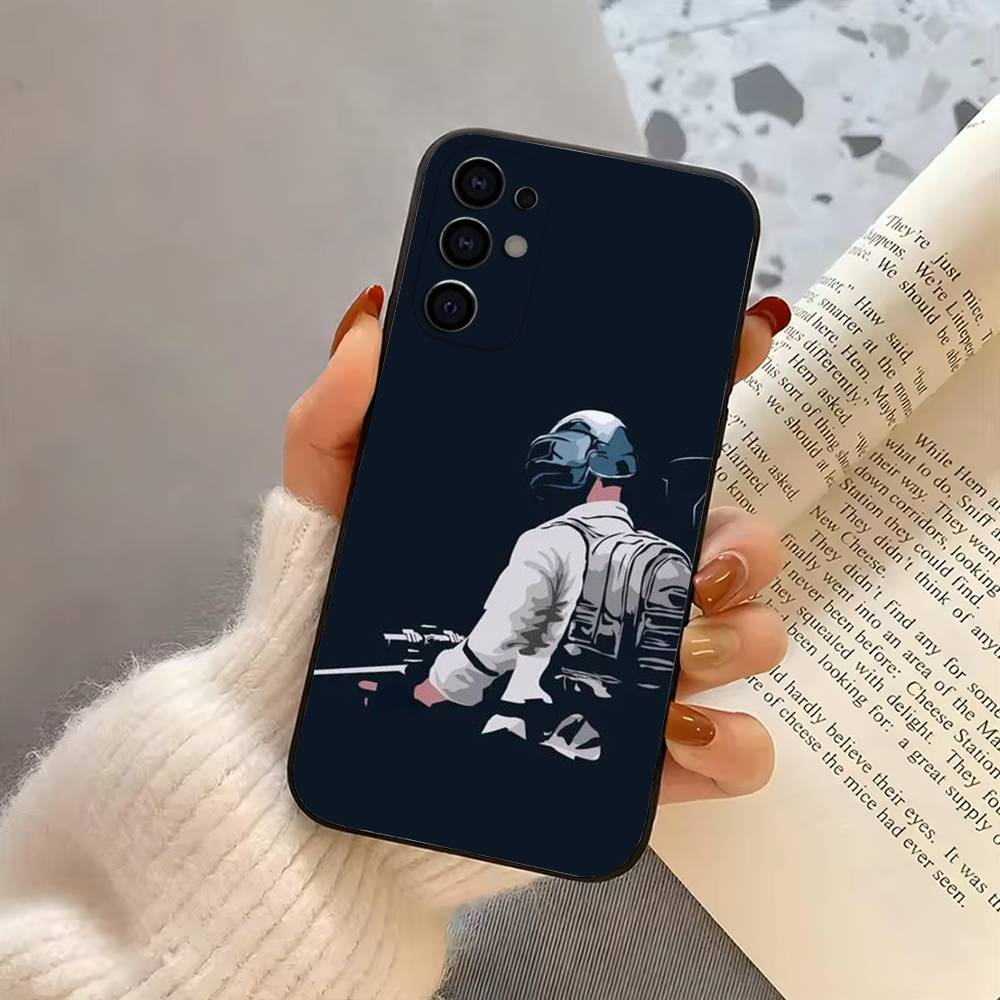 Game P-PUBG-es Phone Case Black Silicone Soft For Samsung S25,S24,S21,S22,S23,S30,Ultra,S20,Plus,Fe,Lite