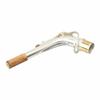 Bstinay Elbow Bend Neck for E-Flat Alto Saxophone, Engraved, Brass, Silver Plated