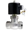 -5 To 180 C 24V 220V 1/2" 3/4" -2" BSPT Female Solenoid Valve 304 Stainless Steel Water Gas Oil