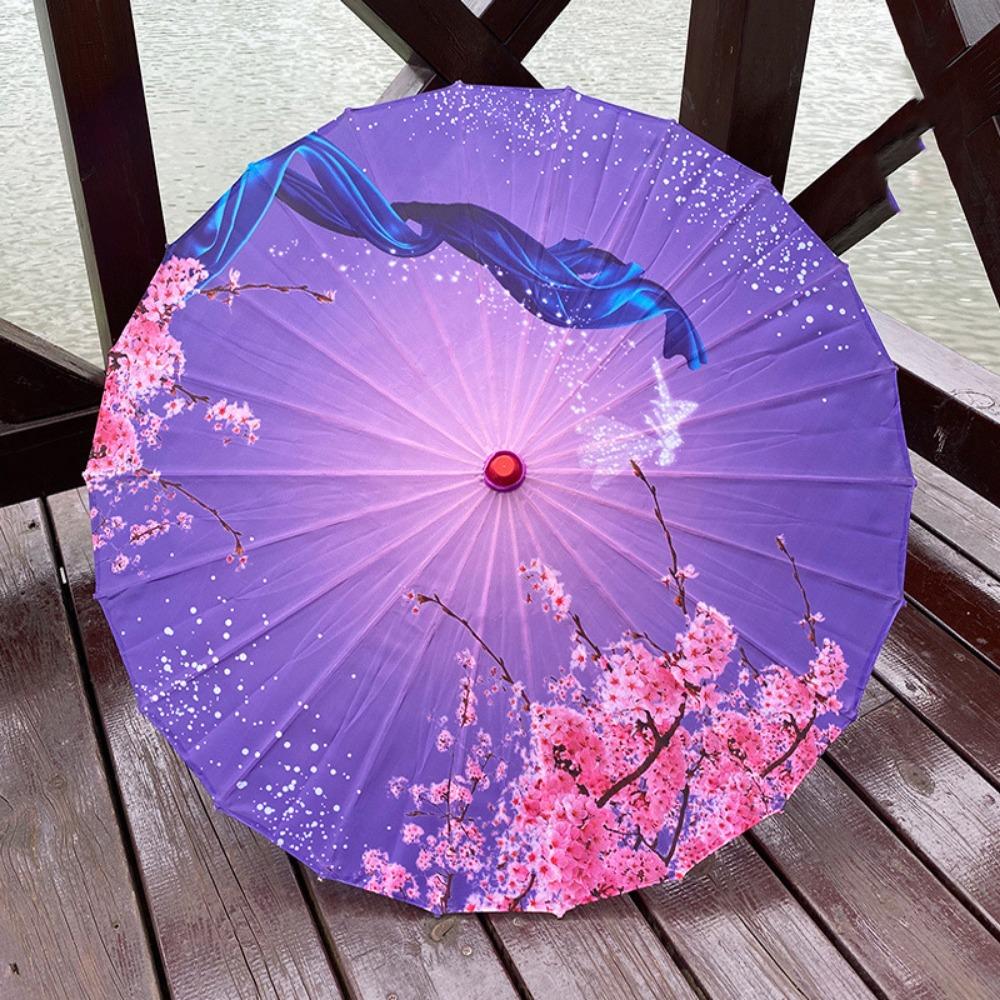 Chinese Antique Style Kids Women Decorative Umbrella Bridesmaids Party Scenery
