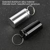 Pill Keychain Water-proof Rust Resistance Daily Using Small Pocket Pill Box Keychain