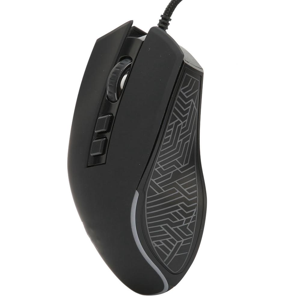 Gaming Mouse USB2.0 4 Adjustable DPI RGB Backlit Ergonomic Design Optical Sensor Laptop Mouse for Gaming Office Home