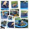 Fountain Mat Pool [XL, 220cm] Pet Pool, Kids' Fountain Mat, Heavy-Duty Dog Pool, Kids' Pool, Foldable Baby Pool, Portable, Easy to Carry, Summer Water
