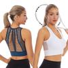 Large Size Hollow Back Sports Bra for Women Shockproof Vest Gathered Running Yoga Bra