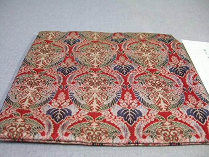 Tatsumura Textile Art Silk Kobukusa Tea Ceremony Cloth, Paulownia and Phoenix Pattern