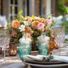 Clear Bud Vases Bulk Small Flower Vases for Wedding Decor Glass Vintage Bottle Set for Centerpieces Home Decor Bottles