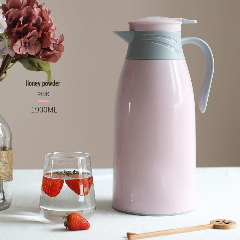 Large Capacity Cat Thermos with Glass Liner - Insulated Kettle for Home and Dorm Use