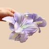 Eye Catching Flower Hair Clip Claw Elegant Floral Hair Accessories for Women with Realistic Design Stylish Hairpiece