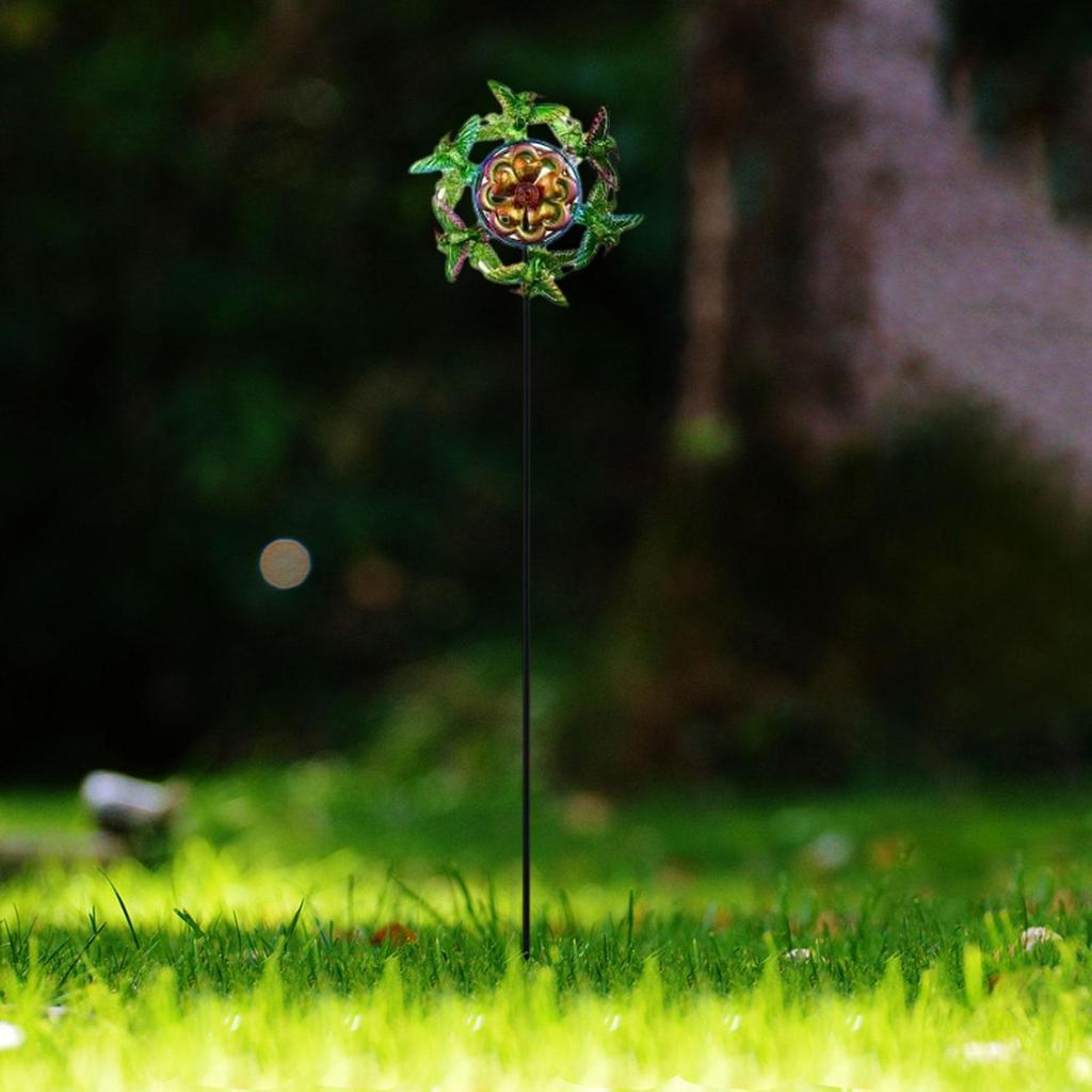 Wind Spinners Crafts Creative Double Side Colorful Home Decor Outdoor Wind Sculptures for Backyard Outside Patio Lawn Deck