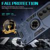 For Xiaomi Redmi 15 4G (EU) (171mm)/Redmi 15 5G (EU) (171mm) Case with Ring Holder Kickstand PC + TPU Anti-Fall Phone Cover