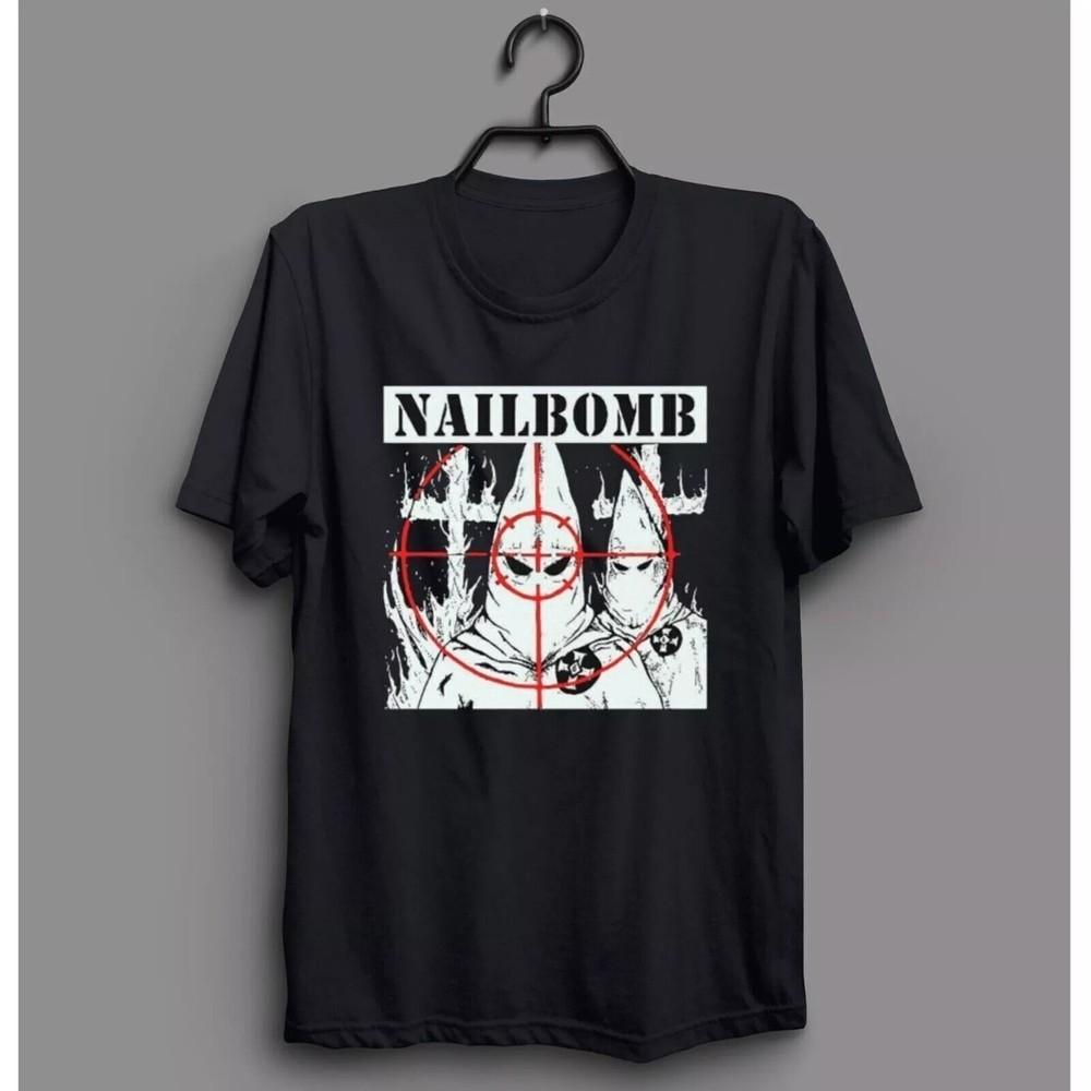 Футболка Rock-группы Nailbomb Klan Hunter Все размеры от S до 5XL NE606 Унисекс XXXL