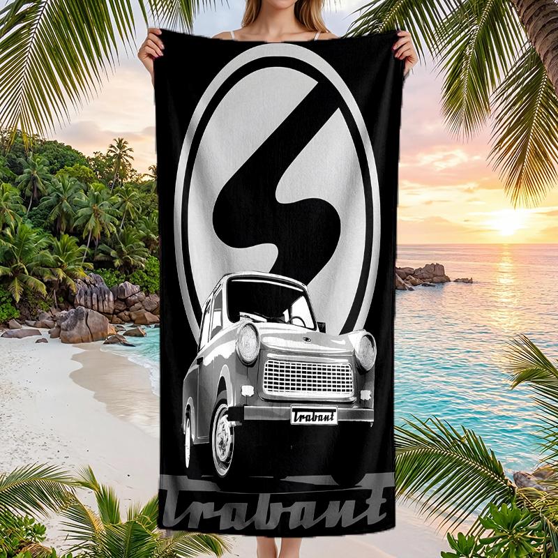 Trabant Mode Strandtuch: Ideal für Sommerabenteuer Weich, saugfähig und schnell trocknend geeignet zum Schwimmen und Baden