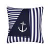 Nordic Dark Blue Nautical Collection Pillow Cover  Vintage Pillow Case For Sofa Couch Bed Living Room  Cushion Cover Gift Idea