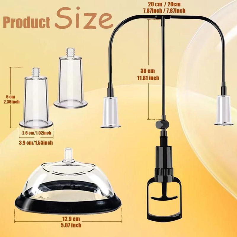 Breast Enlargement & Nipple Stimulating Vacuum Pump Massager