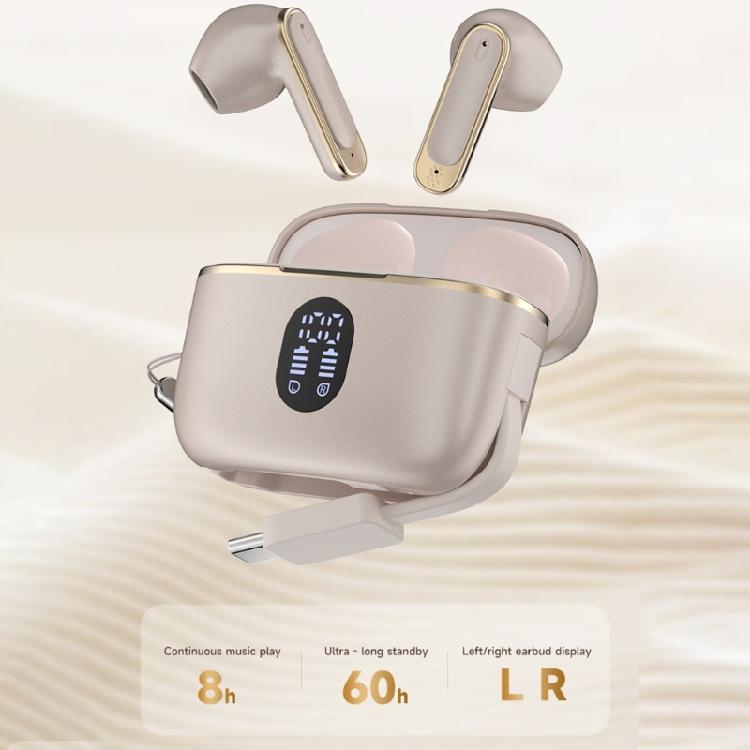 Long Wireless Bluetooth-compatible Earbuds For Conference Study 8Hrs Use Emergency Phone Charging Feature