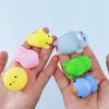 Non-Toxic 35Pcs Soft Glue Stress Relief Toys Cute Animal Finger Silicone Fidget Toys Pinching Joy Pressing Release Decompression Toy Gifts