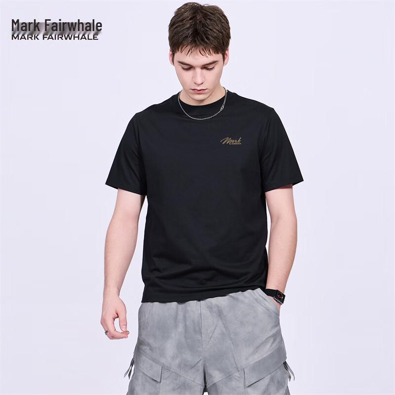 Mark Fairwhale Men s Contrast Embroidered Round Neck T-Shirt 180/104A