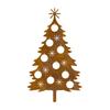 Yousheng Christmas Tree Garden Stake Decoration Weather-proof Indoor Outdoor Yard Lawn Patio Pathway Metal Tree Silhouette Sign Stake Ornament