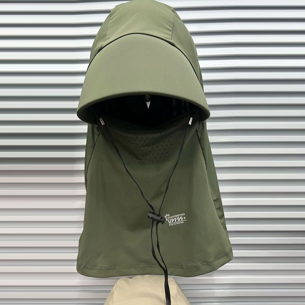 Lightweight Breathable Sunscreen Hat Neck&Face Protection Uv Protection Full Head Mask Face Cover Sun Hat Unisex