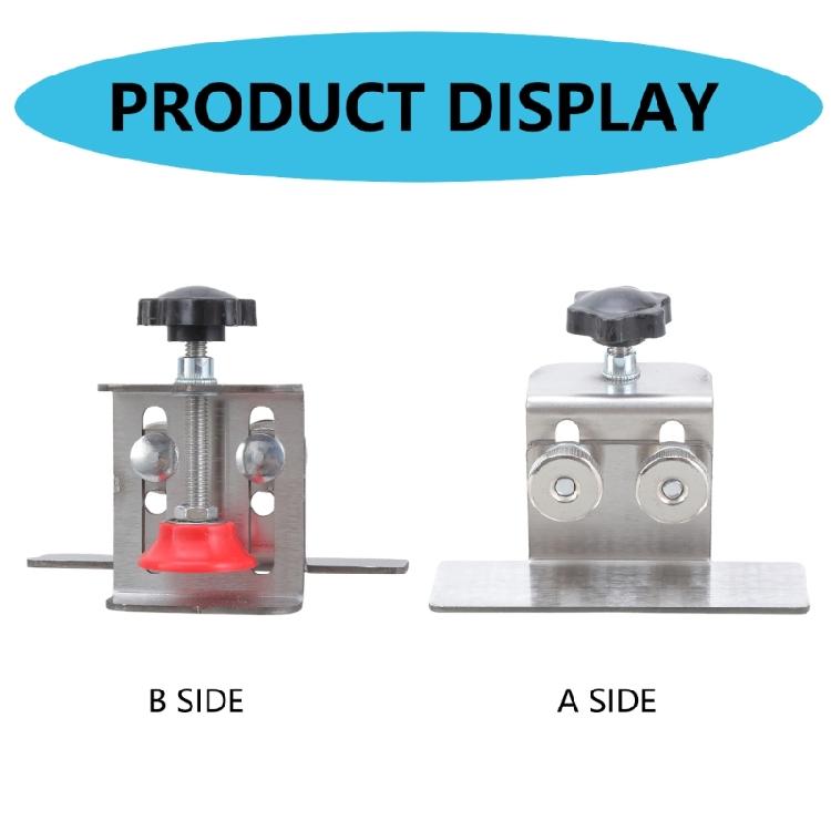 Woodworking Cabinet Door Jig Mounting Support Clamp Stainless Steel Tool for Precise Installation of Various Door Types