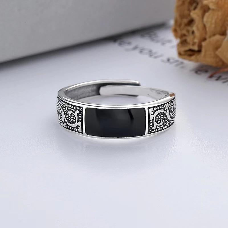New 925 Sterling Silver Ring Vintage for Women Mens Wedding Jewelry Engagement Charm Party Fashion Gift High Quality Ring