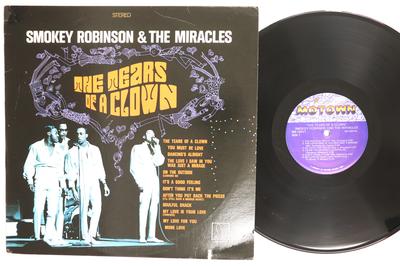 LP Record SMOKEY ROBINSON  THE MIRACLES  Tears Of A Clown M5156V1 MOTOWN 1981 US SoulFunk Used