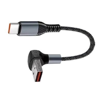 66W Short Data Cable Elbow USB To Type C/Type C To Type C Fast Charging Cable for Power Case Cable Data Cord