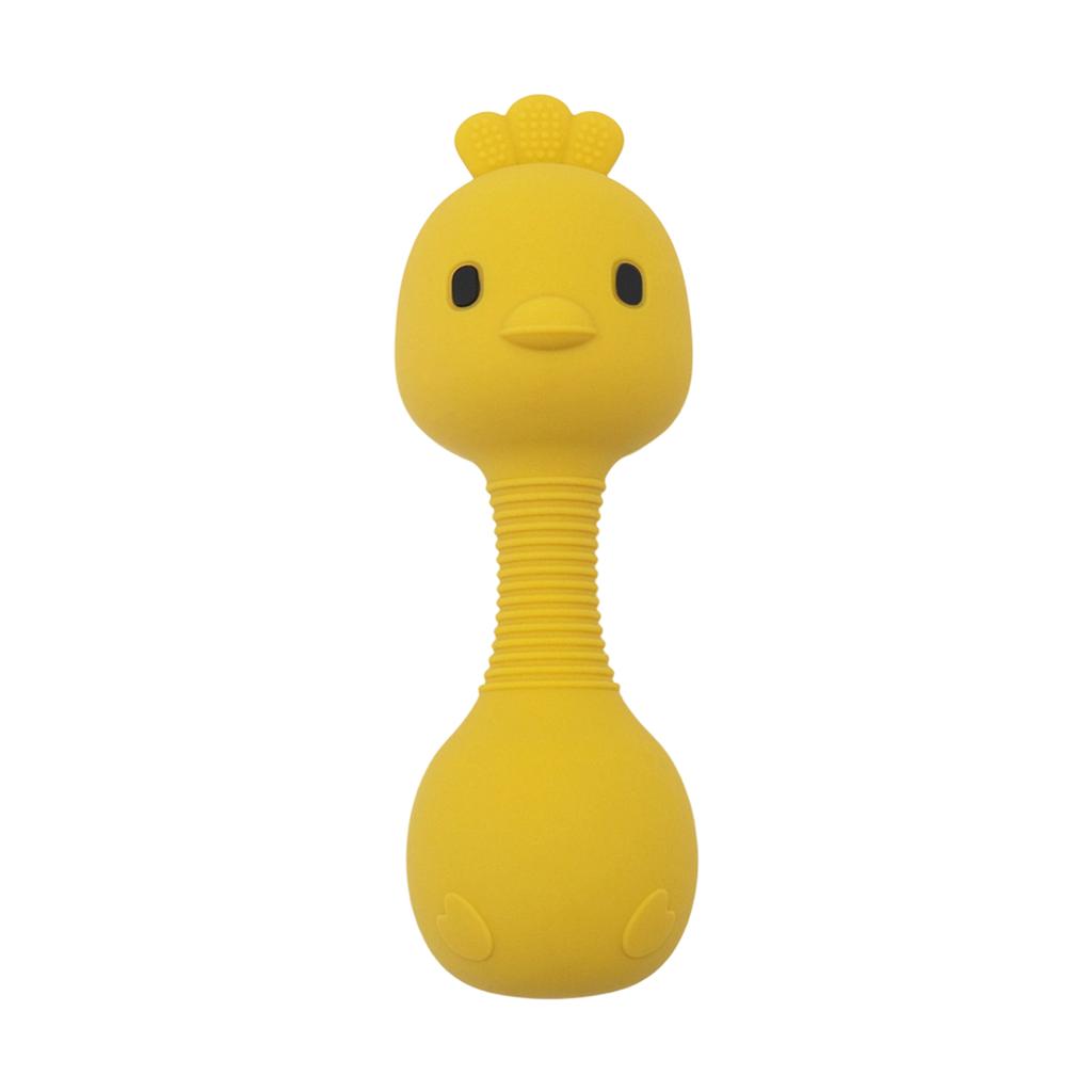 Infant Soothing Silicone Sand Hammer Baby Quiet Hand Rattle Toy For Grip Exercise And Teething