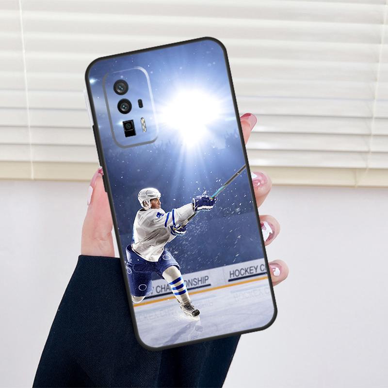 Ice Hockey Cover For Xiaomi 14 13 15 Ultra 11T 12T 13T 14T Pro POCO X7 Pro X3 X5 X6 M6 F5 F6 Pro Case