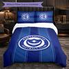 Ropa de Cama Temática del Portsmouth FC Juego de 3 Piezas Funda Nórdica Ropa de Cama Decorativa Para Habitación de Adolescentes Decoración del Hogar