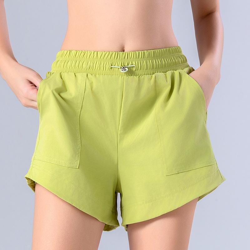 Women's Quick-Dry Breathable Yoga and Running Shorts - Casual Elastic Waist Sport Pants