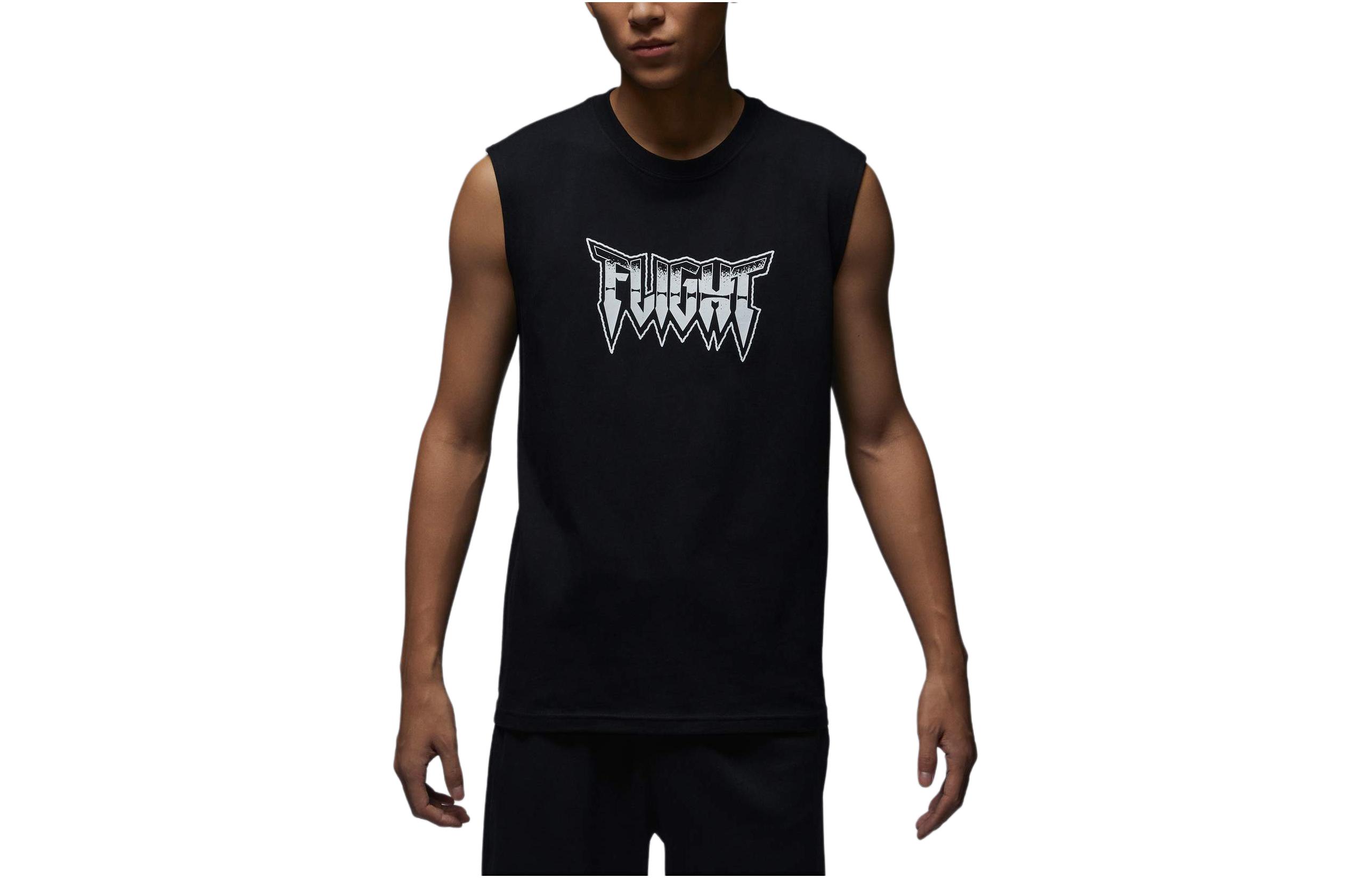 Jordan T-shirts Heren Zwart Ronde Hals Normale Rechte Pasvorm L black