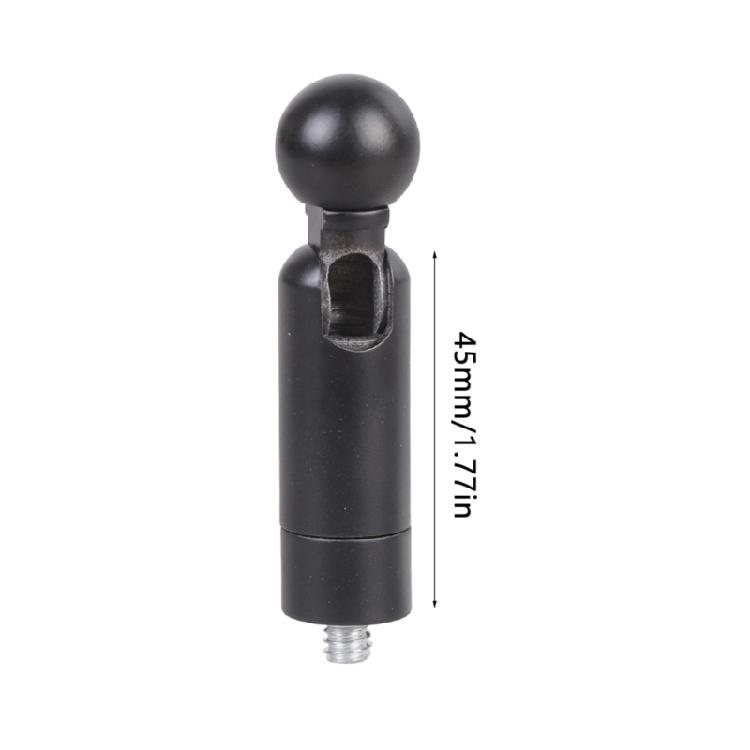Aluminum Alloy 17mm Ball Head Adapters For Action Cameras Smartphones Tripods Providing Adjustable Angled