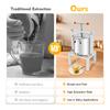 Stainless Steel Fruit Wine Press 10L, Manual Cider Juicer Crusher for Apple Grape Berry, Home Kitchen Juice Maker
