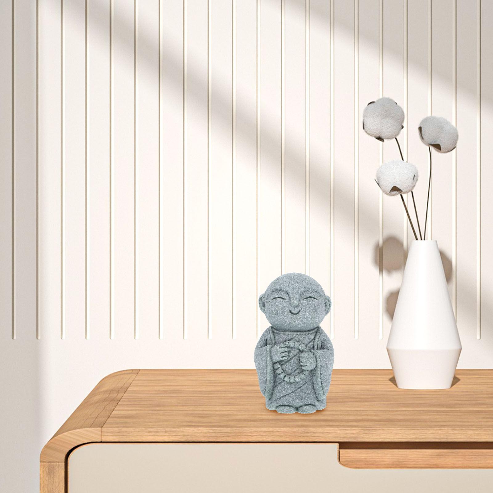 

Retro Small Buddha Statue Desktop Decor Zen Meditation Ornament for Home Office Shelf Table Peaceful Spiritual Awakening Symbol China Mainland