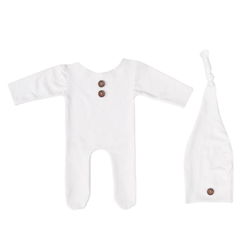 Newborn Knitted Photography Bodysuit – Multiple Colors, Perfect for Christmas Photos