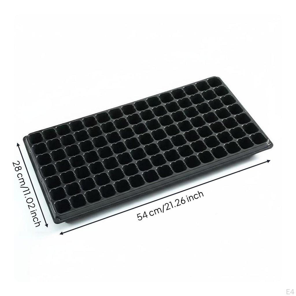 Nursery Tray Thickened Starter Drainage Holes Indoor Growing Trays for Farmers, Gardeners,