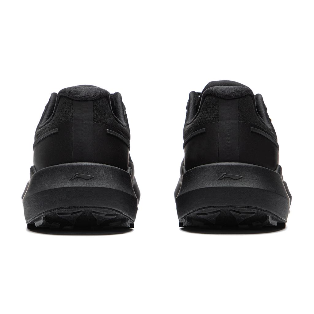 Li Ning Cushioning Slip Resistant Abrasion Resistant Breathable Support Rebound Low top Casual Shoes Unisex Black AGCW265-1