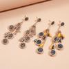 Round Tassel Earrings Light Luxury High-end Fashion Earrings for Women