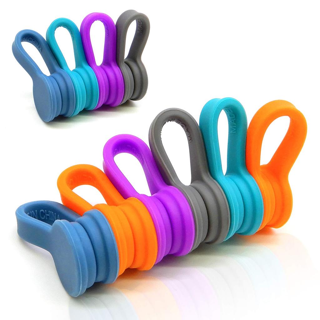 Cable New Magnetic Cord Magnetic Cord Cable 5 By MAVEEK Clips, 10-Pack, Multi-Purpose Clips, Clips, Clips, Winder, Earphone/USB Storage, Colors,