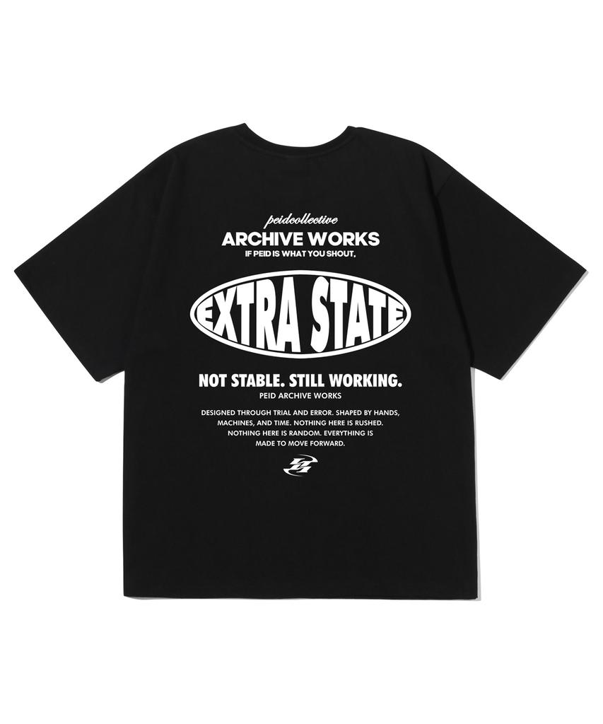 Peideu Pd State Short Sleeve T-Shirt Black