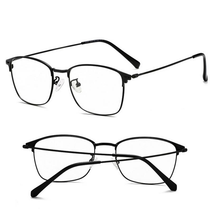 Sun Photochromic Lens Square Nearsighted Glasses Anti Blue Light Computer Prescription Eyeglasses Diopter 0 to 4 0